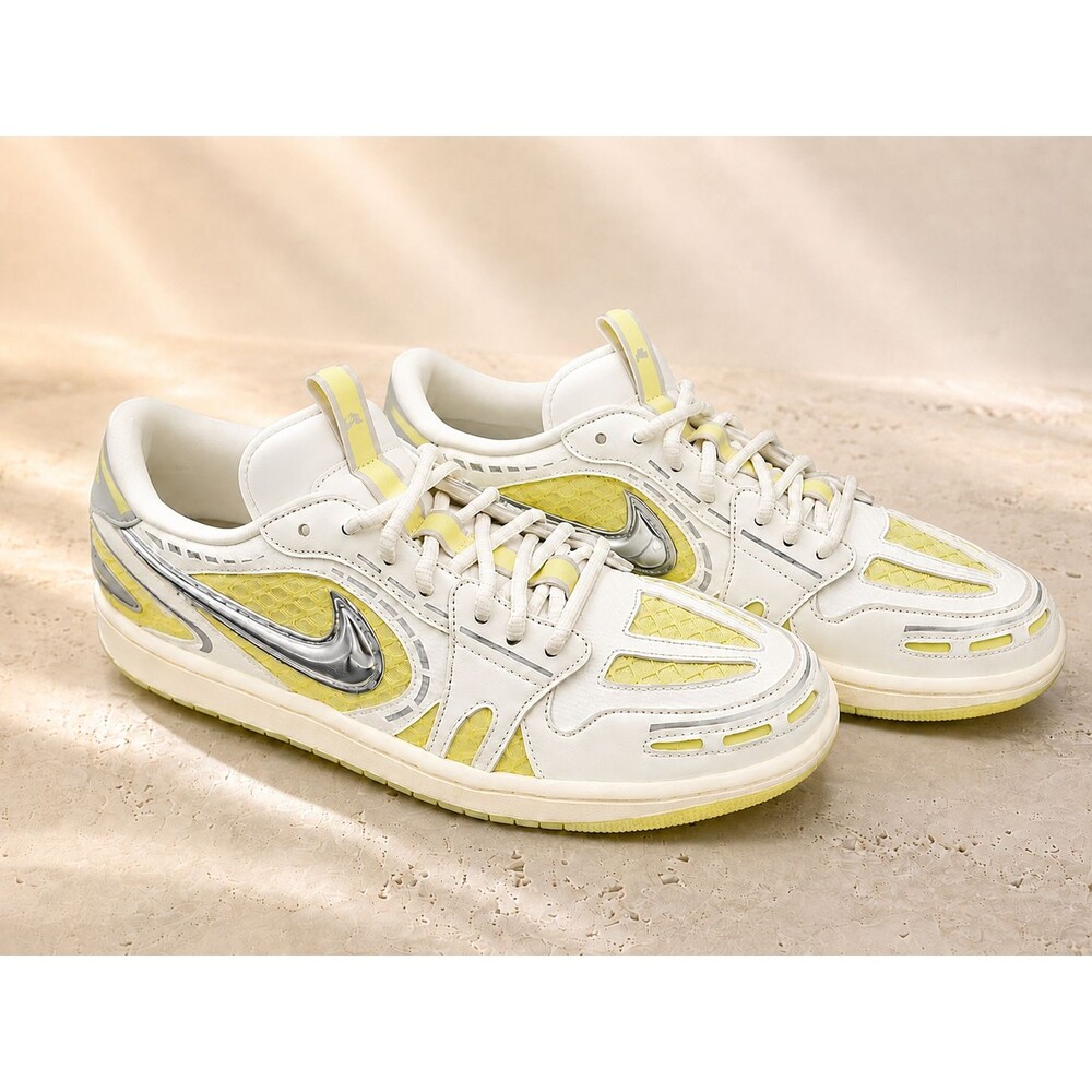 Nike Air Jordan 1 MM Low V3 Sail Luminous Green W 11.5 M 10 HQ2186 130